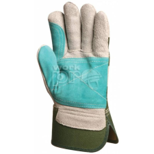 Euro Protection Kesztyű dupla bőrrel erősített marhahasíték türkiz/zöld/szürke 12_3XL védőkesztyű
