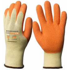 Euro Protection Kesztyű Eurogrip tenyerén latex mártás narancs/sárga 8 védőkesztyű