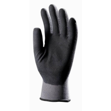Euro Protection Kesztyű latex mártott nylon szürke 9