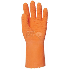 Euro Protection Kesztyű latex saválló csúszásgátló erősített 32cm vágásbiztos narancs 9 védőkesztyű