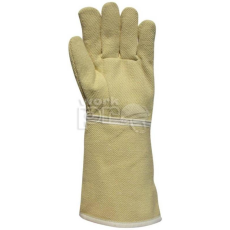 Euro Protection Kesztyű ötujjas 38cm-es szövött para-aramid (350°C) pamut béléssel bézs 10