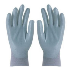 Euro Protection Kesztyű tenyéren mártott poliuretán szellőző kézhát (100%nylon) szürke 11