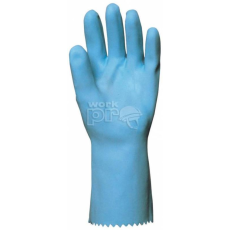 Euro Protection Kesztyű vastag (13mm) saválló gumikesztyű 30cm-es kék 10