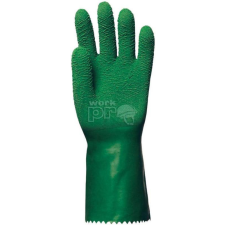 Euro Protection Kesztyű végig mártott csúszásgátló erősített latex 32cm vágásbiztos zöld 10 védőkesztyű
