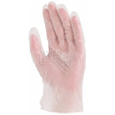 Euro Protection Kesztyű vinyl púderezett (100db/csomag) átlátszó M (8)