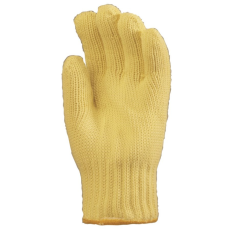 Euro Protection Kötött sárga kevlar kesztyű, 27 cm, 250°c, pamut belső