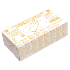 Euro Protection Latex vizsgálókesztyű (fehér, 10)