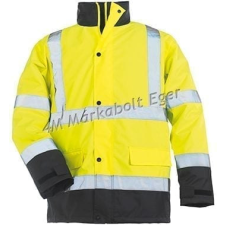 Euro Protection Roadway narancs/kék pes kabát (HV sárga/sötétkék, S) láthatósági ruházat