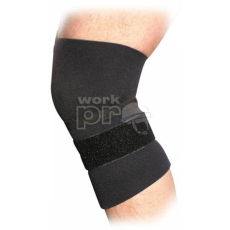 Euro Protection Térdvédő rugalmas szigetelő neoprénből tépőzárral fekete L-XL
