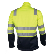 Euro Protection Thor xpert mr sötétkék védőkabát (HV sárga, L) munkaruha