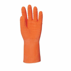 Euro Protection Vegyszerálló latex védőkesztyű érdesített