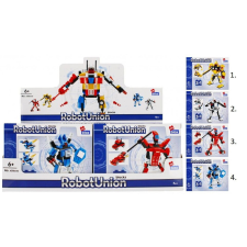 Euro-Trade Építőjáték Alleblox RobotUnion 105-115 db/4változat barkácsolás, építés