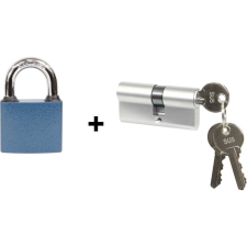  EURO zárbetét + Ovál lakat közös kulcsra, 6db 10db zár és alkatrészei