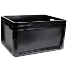 Eurobox-System OBI Euro láda "Tauro" 40 cm x 30 x 22 cm fekete bútor