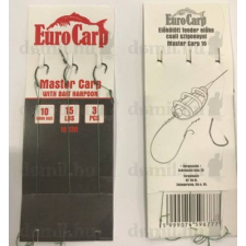 Eurocarp előkötött feeder előke csaliszigonnyal Master Carp-10 10cm 15lbs horog