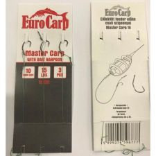  Eurocarp Előkötött feeder előke csaliszigonnyal Master Carp-12 10cm 15lbs horog