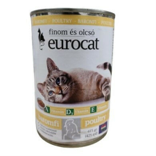 EUROCAT MACSKAELEDEL KONZERV CSIRKE 415G macskaeledel