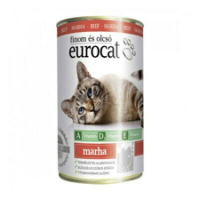  EUROCAT MACSKAELEDEL SZÁRAZ MARHA 1KG macskaeledel