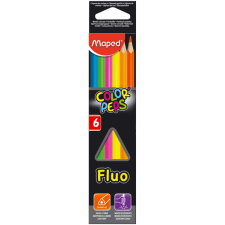 Eurocom d.o.o Maped színes ceruza 6 db, color peps, fluo színes ceruza