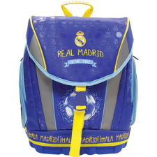 Eurocom Real Madrid ergonomikus iskolatáska, hátizsák kék-sárga színben iskolatáska
