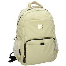 Eurocom Street City Bézs iskolatáska hátizsák 32×20×45 cm iskolatáska