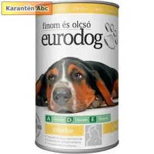  EuroDog csirkés kutyatáp konzerv 415 g kutyaeledel