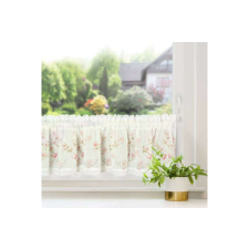 Eurofirany Amelia vitrázs függöny Fehér/rózsaszín 30x150 cm lakástextília