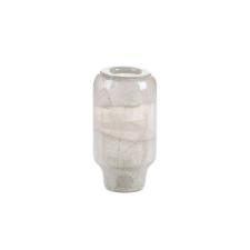 Eurofirany Lana üveg váza Krémszín 16x16x31 cm dekoráció