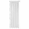  Eurofirany Larisa Fehér Függöny szalaggal - 140x270 cm