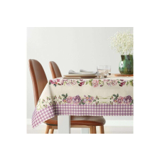 Eurofirany Tavaszi hangulatú gobelin asztalterítő Lila/krémszín 140x180 cm +/-5% party kellék
