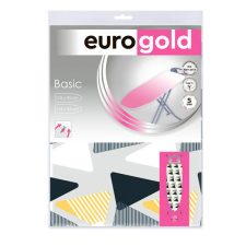 EUROGOLD BASIC vasalódeszka huzat 110x30cm-114x34cm tartomány vasalódeszka