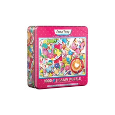 EuroGraphics 1000 db-os puzzle fém dobozban - Cookie Party (8051-5605) puzzle, kirakós