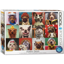 Eurographics 1000 db-os puzzle - Funny Dogs, Lucia Heffernan (6000-5523) puzzle, kirakós