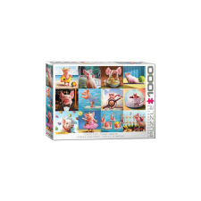 EuroGraphics 1000 db-os puzzle - Funny Pigs, Lucia Heffernan (6000-5770) puzzle, kirakós