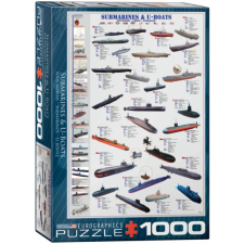 Eurographics 1000 db-os puzzle - Submarines & U-Boats (6000-0132) puzzle, kirakós