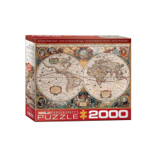 EuroGraphics 2000 db-os puzzle - Antique World Map (8220-1997) puzzle, kirakós