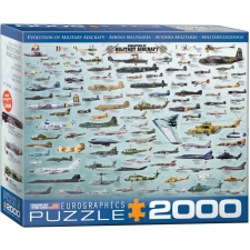 Eurographics 2000 db-os puzzle - Evolution of Military Aircraft (8220-0578) puzzle, kirakós