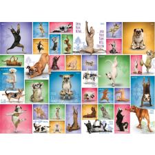  Eurographics puzzle kutyás jóga 1000 darabos puzzle, kirakós