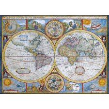 Eurographics Starodávni térkép világ puzzle 1000 darabos puzzle, kirakós
