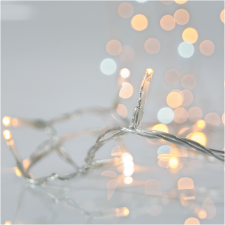 eurolamp JÉGCSAPFÜZÉR FLASH KÜL- ÉS BELTÉR, 144LED, 300X60CM, MELEG FEHÉR/FEHÉR, SOROLHATÓ kültéri izzósor