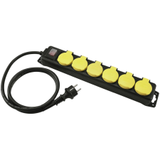 Eurolite Distributor 6-fold IP44 bk 1.5m világítás