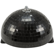 Eurolite Half Mirror Ball 20cm black motorized világítás