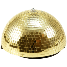 Eurolite Half Mirror Ball 30cm gold motorized világítás