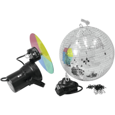 Eurolite Mirror Ball Set 30cm with Pinspot világítás