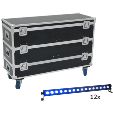Eurolite Set 12x LED IP T-Bar 16 QCL Bar + Case with wheels világítás