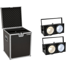 Eurolite Set 2x Audience Blinder 2x100W LED COB CW/WW + Case világítás