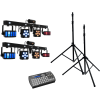 Eurolite Set 2x LED KLS Laser Bar PRO + Easy Show + 2x M-4 Speaker-System Stand