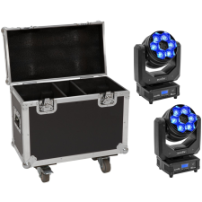 Eurolite Set 2x LED TMH-H240 Beam/Wash/Flower Effect + Case világítás