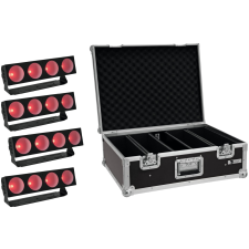 Eurolite Set 4x LED CBB-4 COB RGB Bar + Case világítás