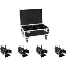 Eurolite Set 4x LED THA-40PC bk + Case világítás